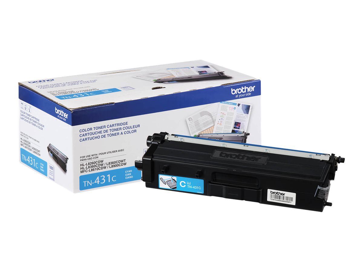 Brother TN431C - cyan - original - toner cartridge