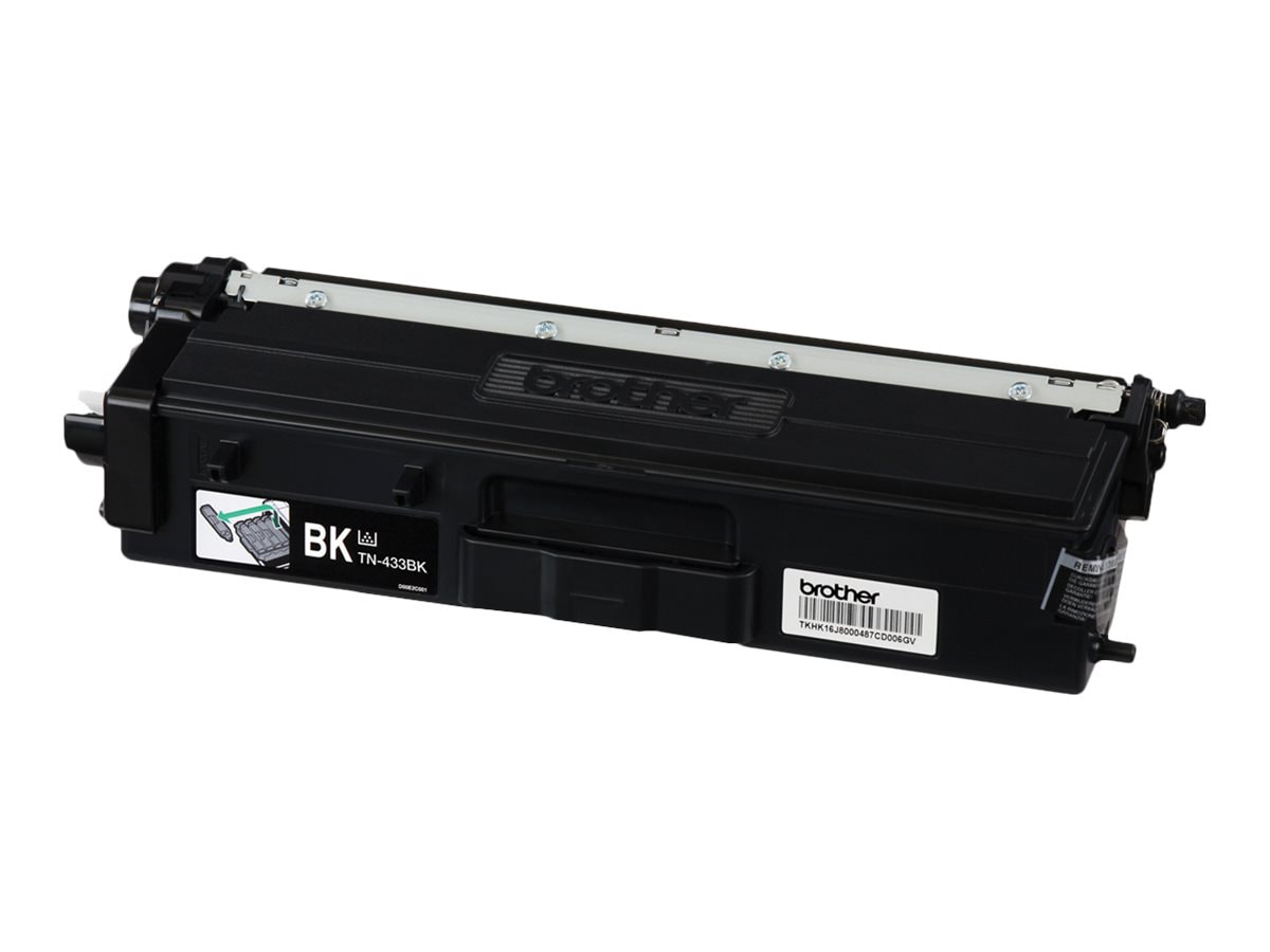 Thumbnail 3 of 8 for Brother TN433BK - High Yield - black - original - toner cartridge