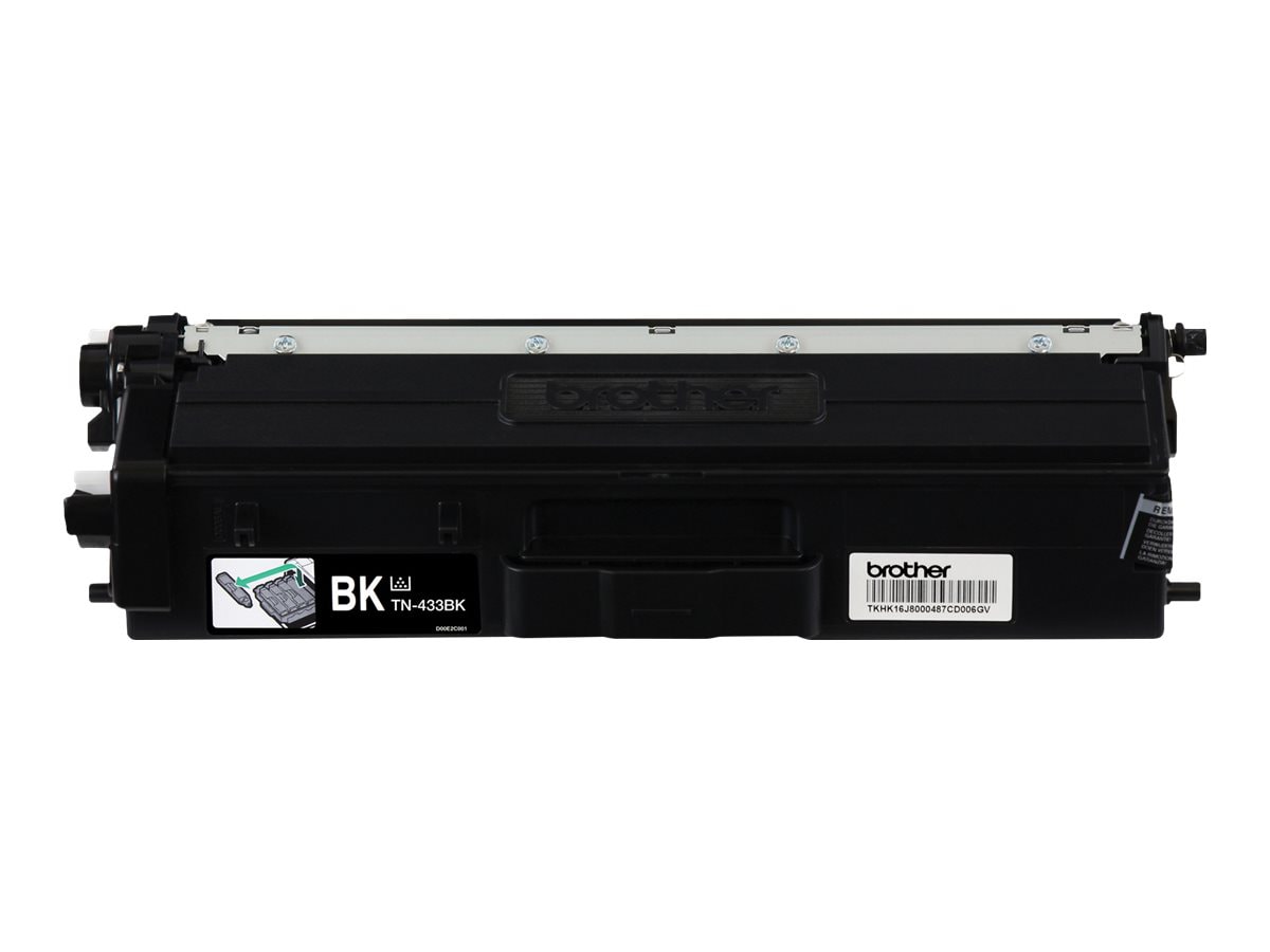Thumbnail 4 of 8 for Brother TN433BK - High Yield - black - original - toner cartridge