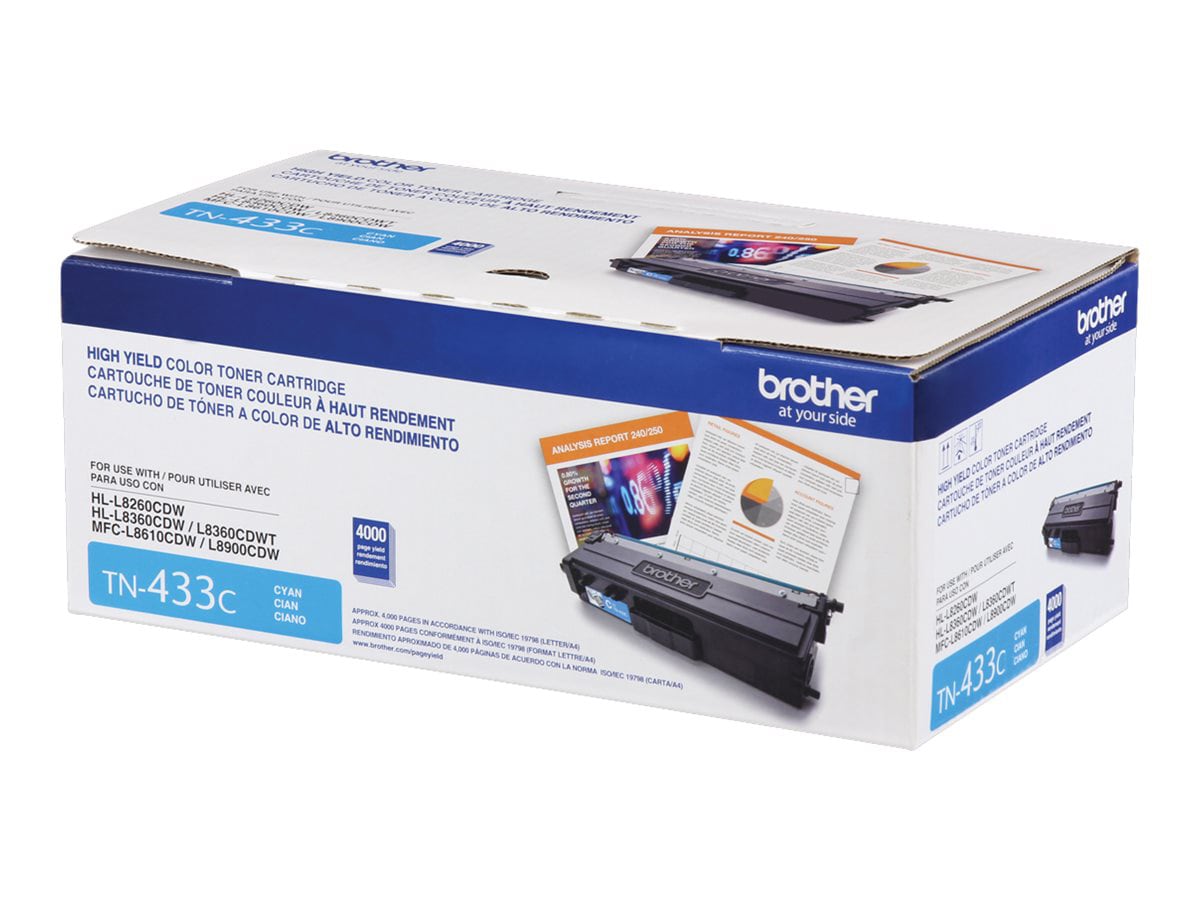 Brother TN433C - High Yield - cyan - original - toner cartridge