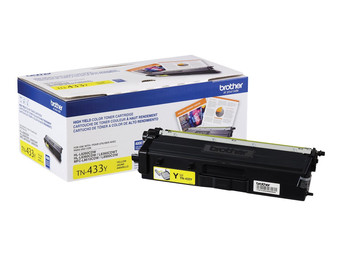 Brother TN433Y - High Yield - yellow - original - toner cartridge