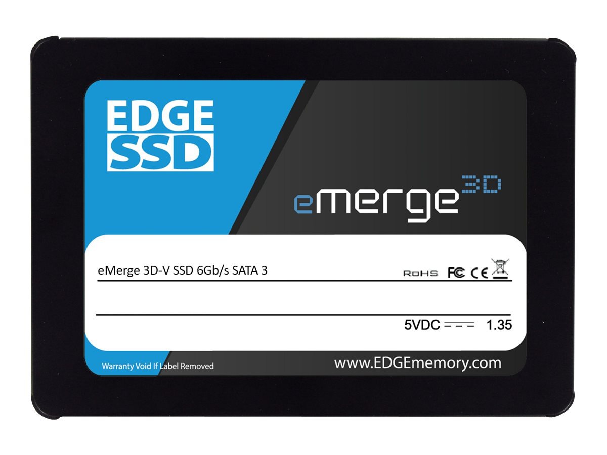 EDGE eMerge 3D-V - SSD - 512 GB - SATA 6Gb/s - TAA Compliant