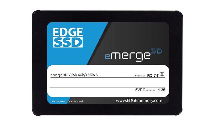 EDGE eMerge 3D-V - SSD - 512 GB - SATA 6Gb/s - TAA Compliant