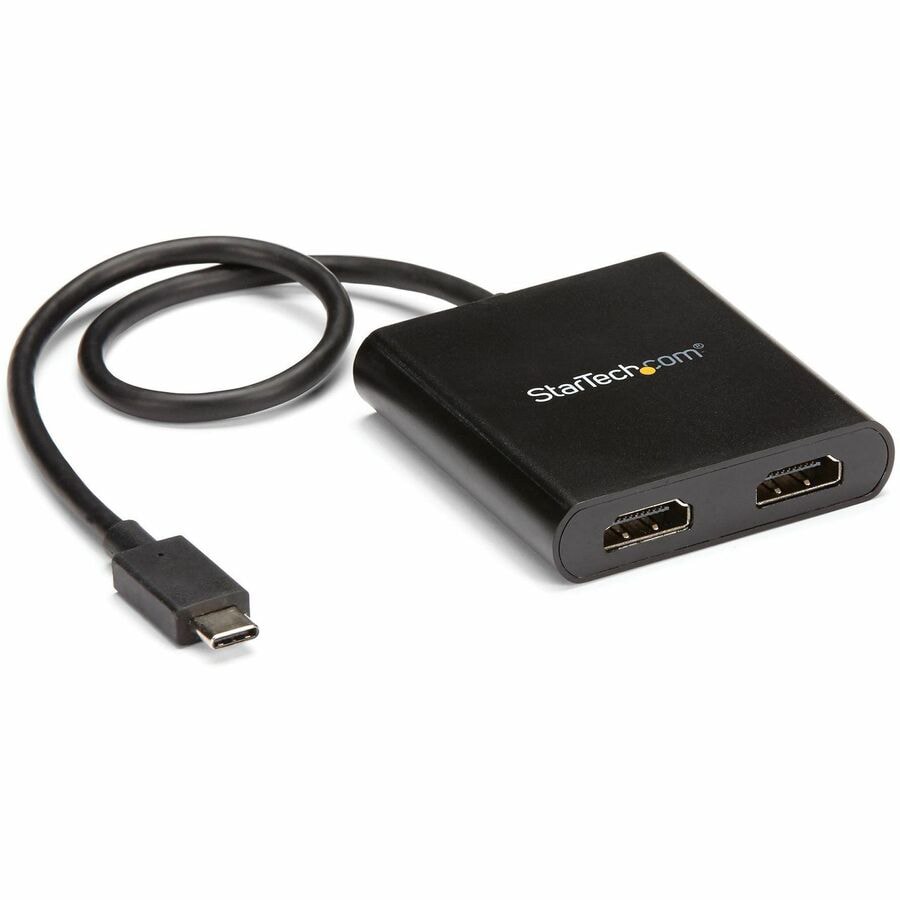 4K 60Hz USB-C to HDMI 2.0 and VGA Adapter with MST Dual Monitor