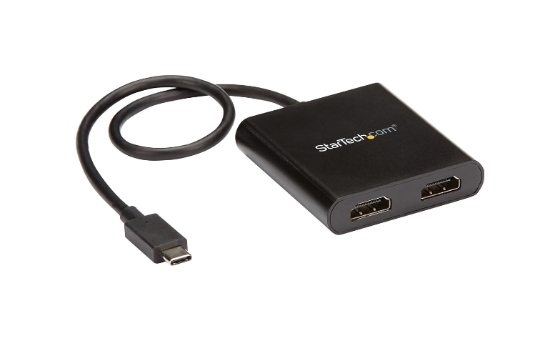 StarTech.com Multi Monitor Adapter - USB Type-C to HDMI Video Splitter - MST Hub - Windows - MSTCDP122HD - Monitor Cables & Adapters - CDW.com