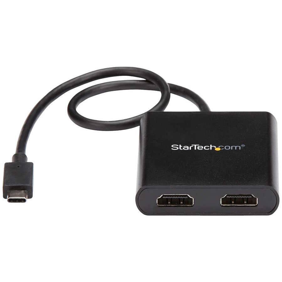 Thumbnail 2 of 15 for StarTech.com USB-C to Dual HDMI Adapter, USB Type-C Laptop Multi-Monitor MST Hub / Display Splitter, 2x 4K 30Hz, Windows