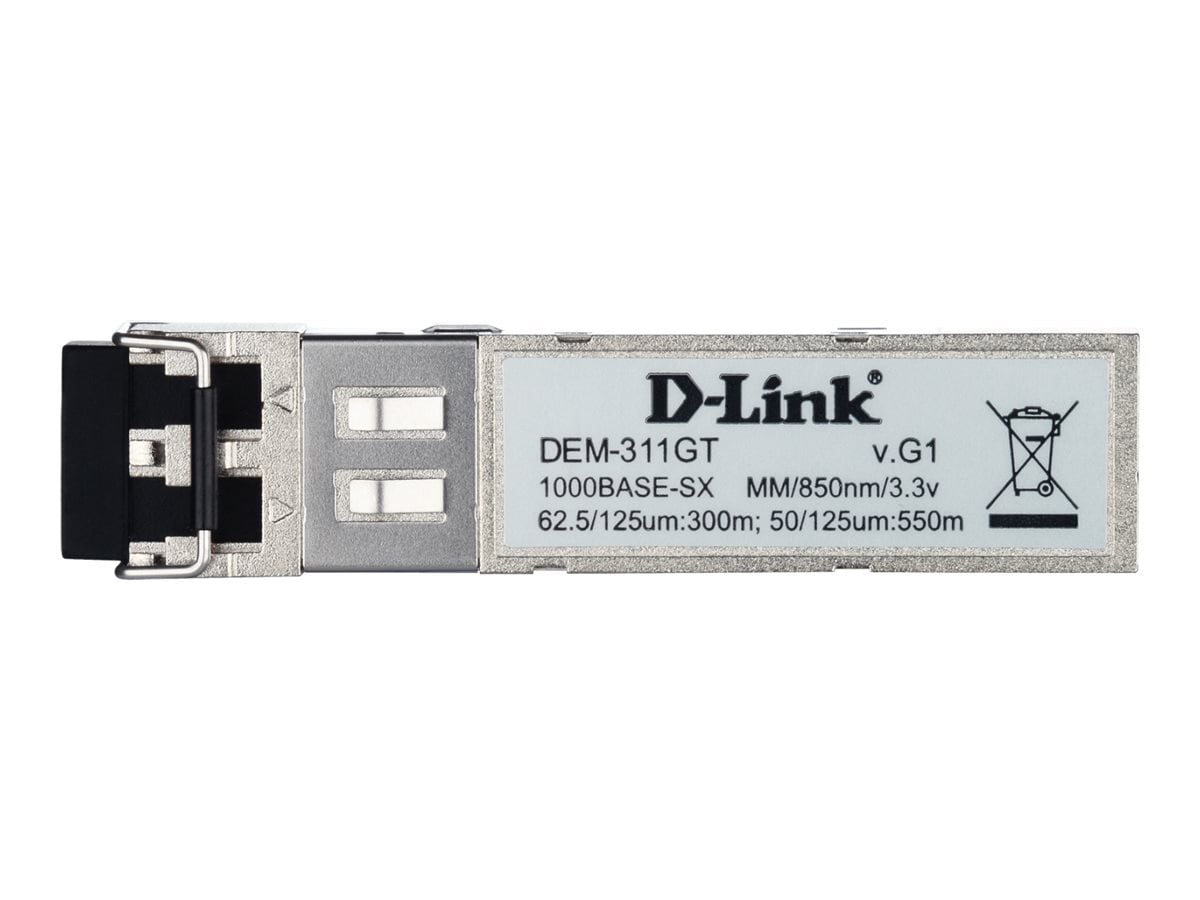 D-Link DEM 311GT - SFP (mini-GBIC) transceiver module - 1GbE
