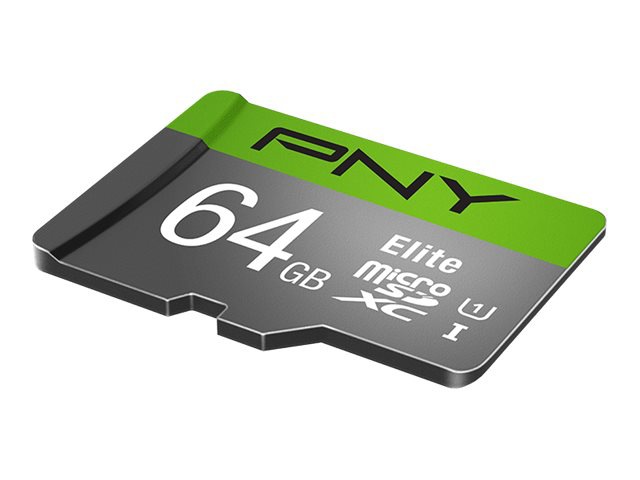 PNY Elite - flash memory card - 64 GB - microSDXC UHS-I