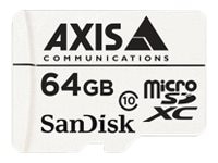 AXIS Surveillance - carte mémoire flash - 64 Go - micro SDXC