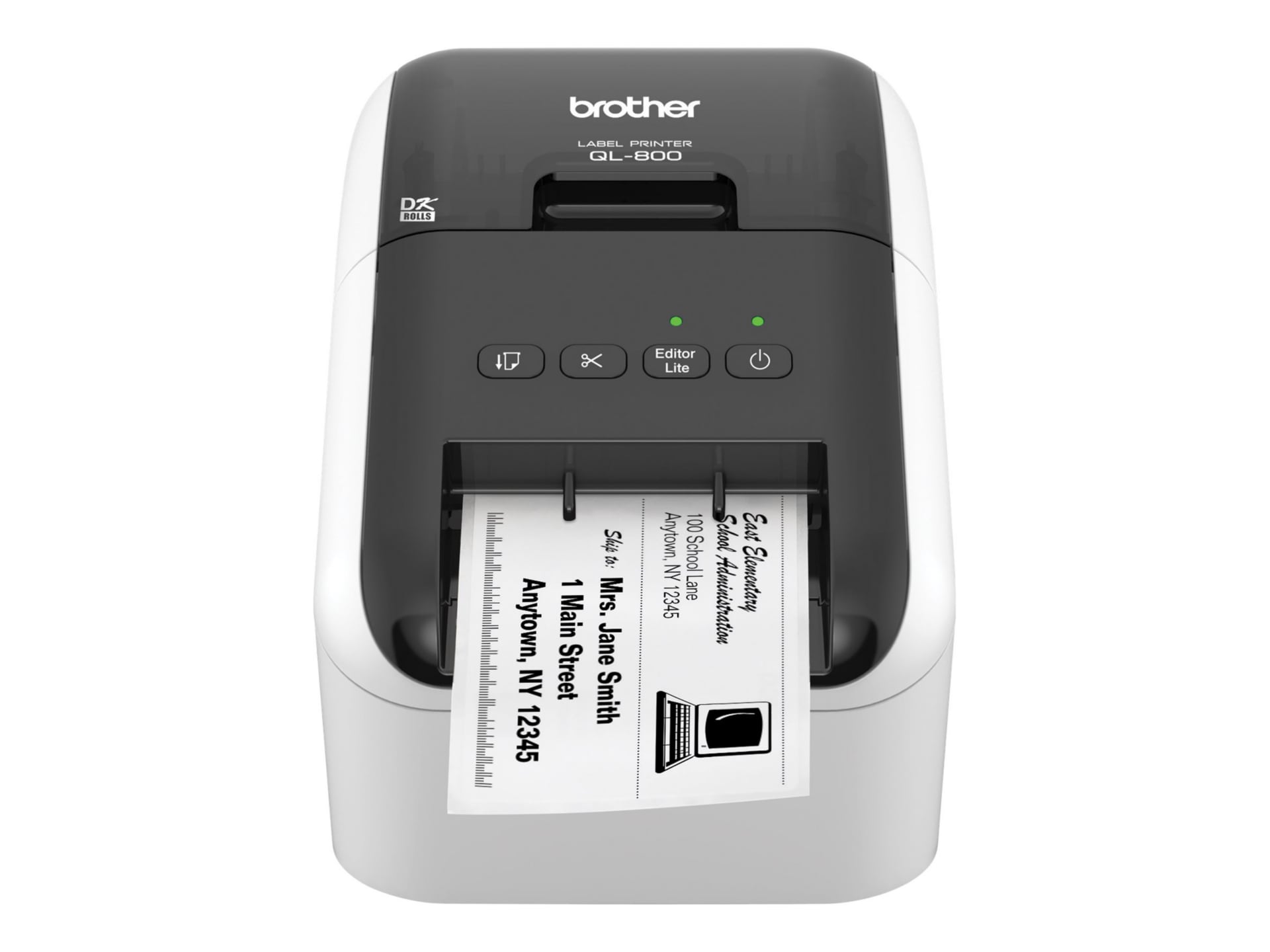 Brother QL-800 - imprimante d'étiquettes - Noir et blanc - thermique direct