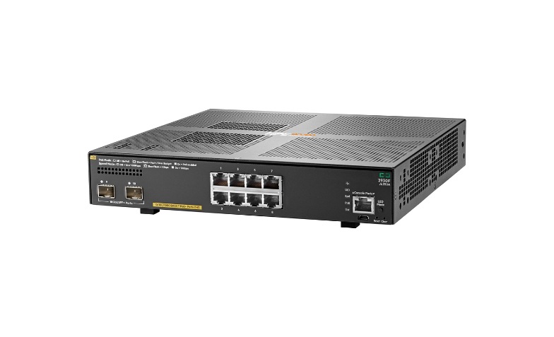 Aruba 2930F 8G PoE+ 2SFP+ JL258A　新品 HPE Aruba 2930F 8G PoE+ 2SFP+ - switch - 8 ports - managed - rack