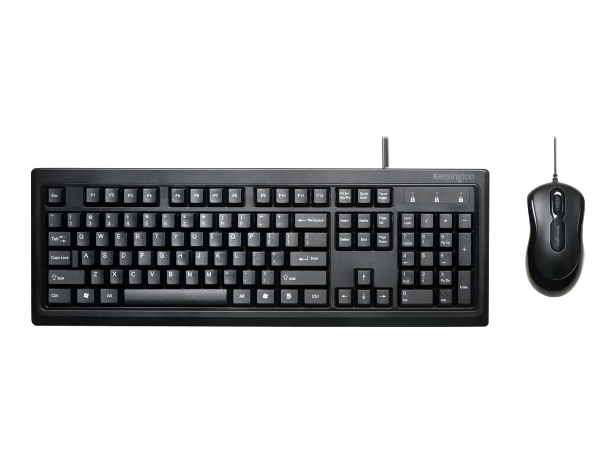 Kensington Keyboard for Life - keyboard and mouse set - black