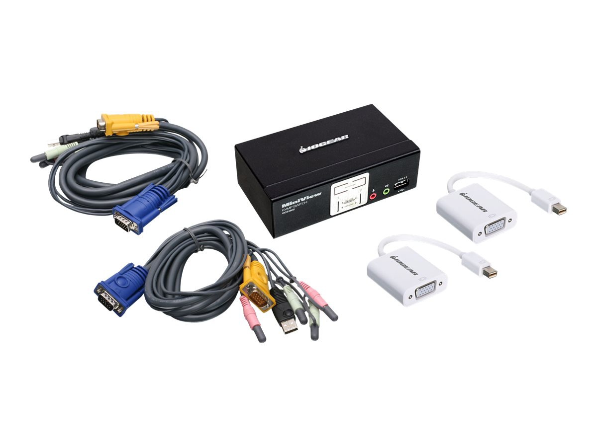 Main image 1 for IOGEAR GCS1802 2-Port VGA KVMP Switch with USB 2.0 Hub and Audio - KVM / audio / USB switch - 2 ports