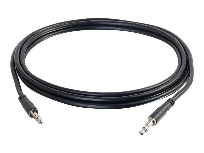 C2G Slim 3ft Slim Aux 3.5mm Audio Cable - M/M - audio cable - 3 ft