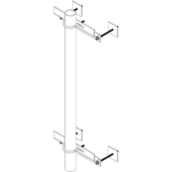 Ventev TerraWave Wall Mount Kit with 114" Pipe