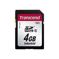 Transcend Industrial Temp SDHC100I - flash memory card - 4 GB - SDHC
