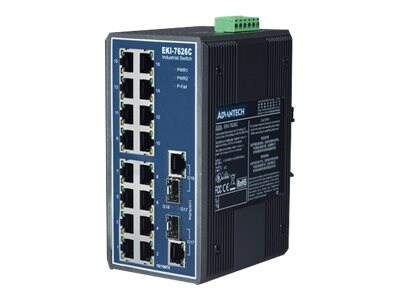 Advantech EKI-7626CI - switch - 16 ports