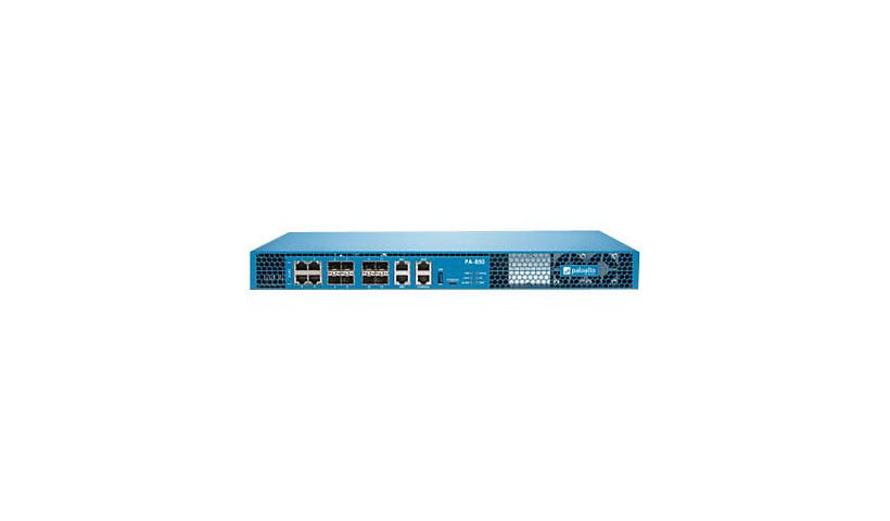 Palo PA-850 - security appliance - on-site spare