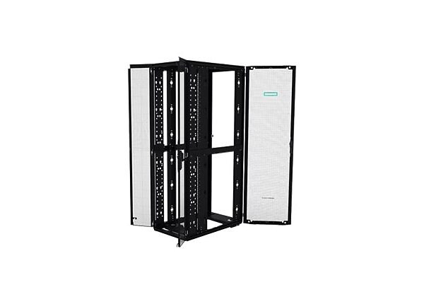 HPE 800mm x 1075mm G2 Kitted Advanced Shock Rack with Side Panels and Baying - rack - 42U