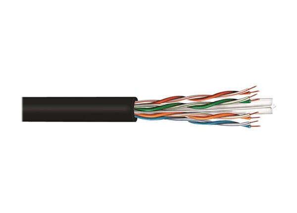 Uniprise Media 6 6NF4+ - bulk cable - 1000 ft - black