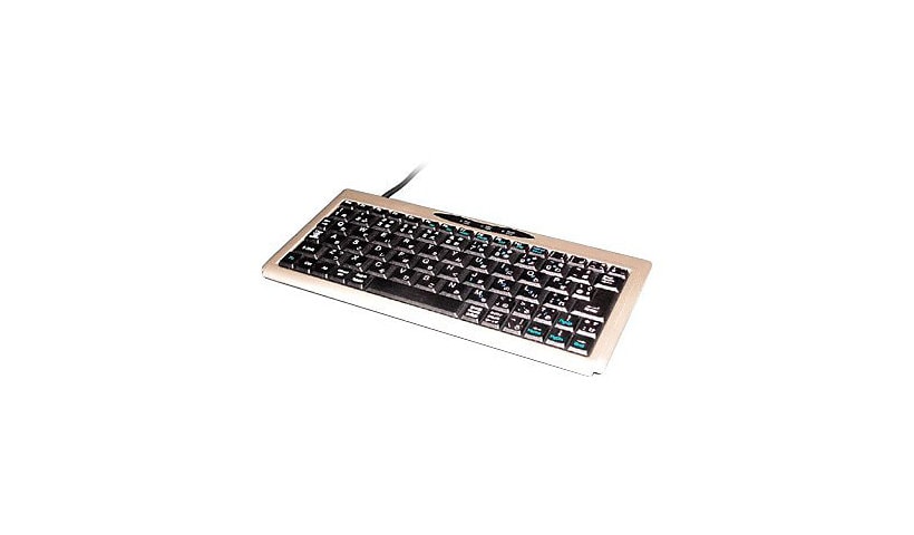 SolidTek Ultra Slim KB-P3100SU - keyboard - silver