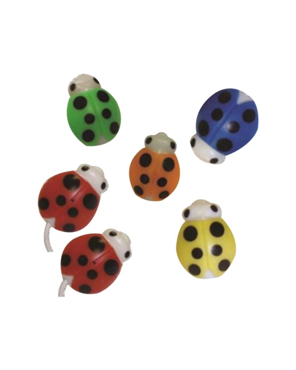 Avid Ladybug Earbud Headphones Assorted