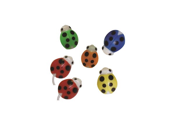 Avid Ladybug Earbud Headphones Assorted
