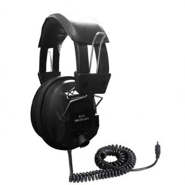 Avid AE808 Volume Control Headphones - Black