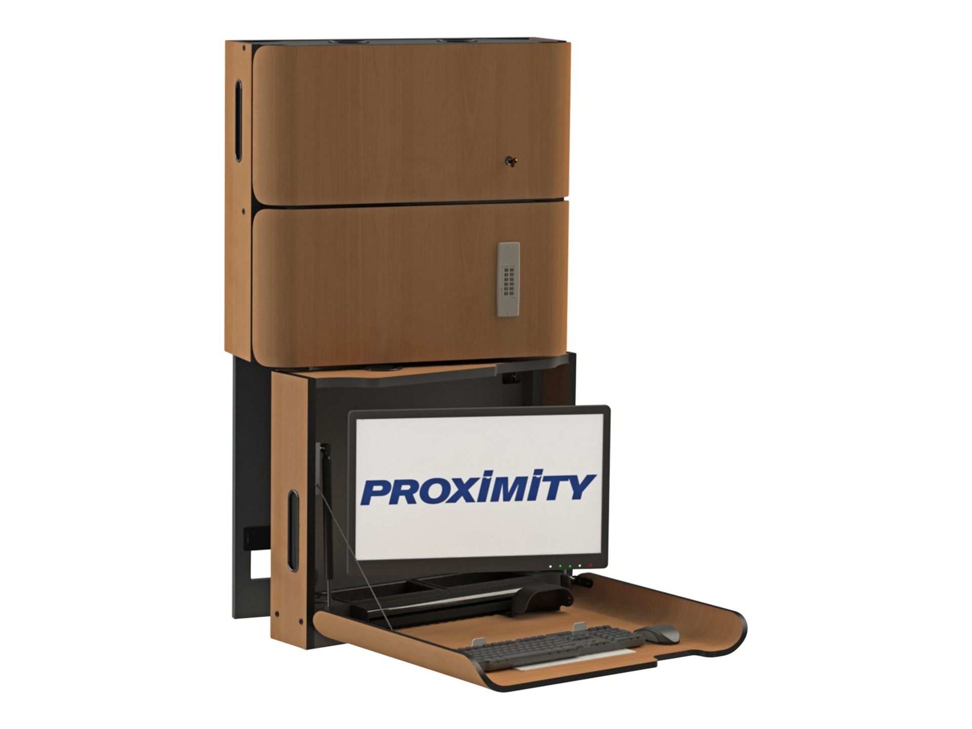 Proximity Classic CXT-28-MED-RSVL-A - wall-mounted workstation