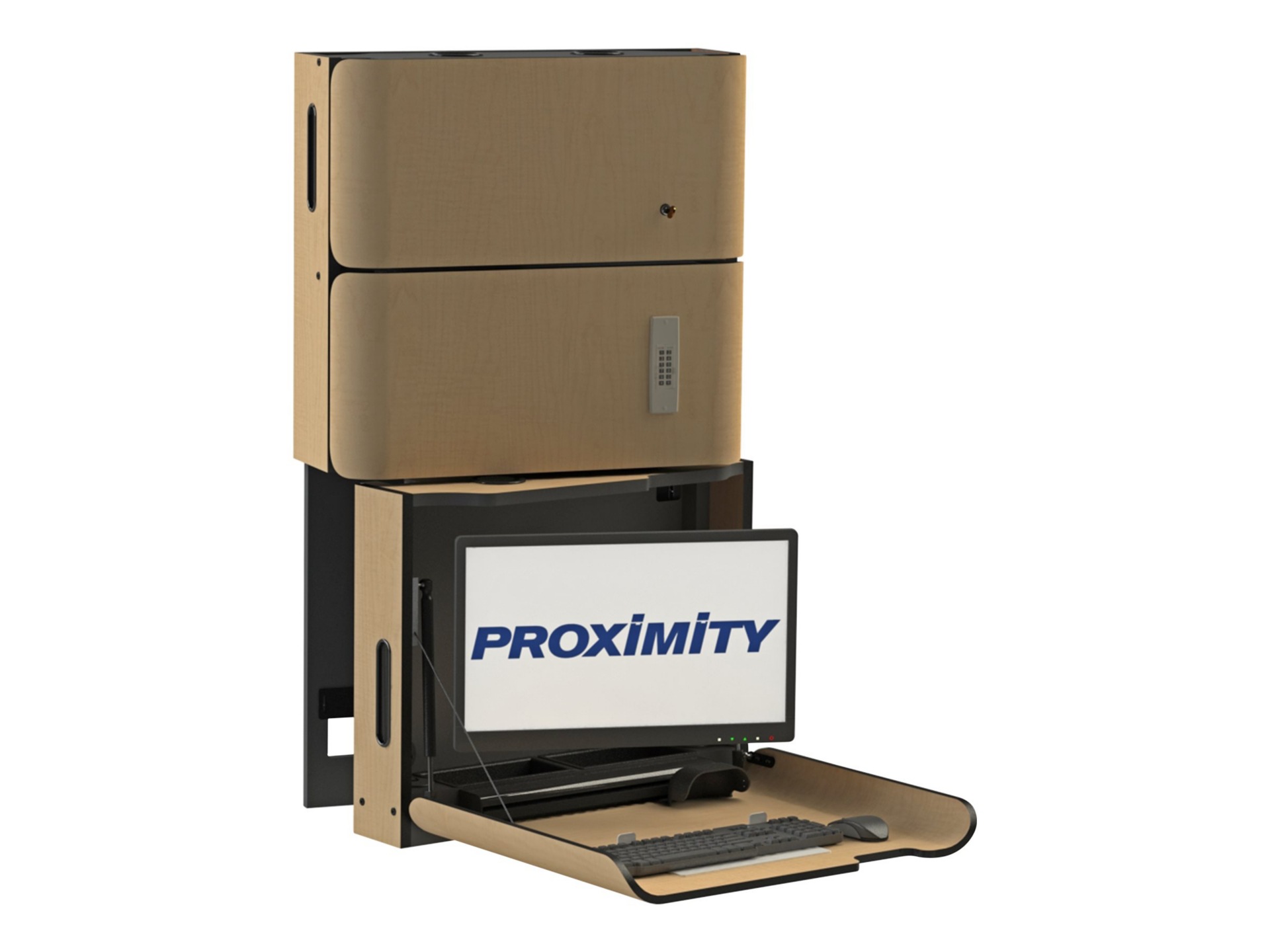 Proximity Classic CXT-28-MED-RIGHT SVL-A-SD - wall-mounted workstation