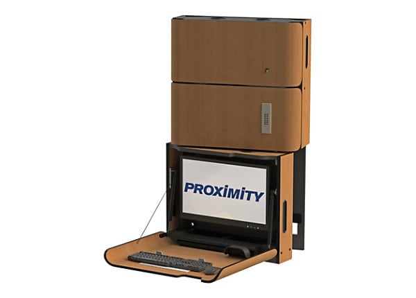 Proximity Classic CXT-28-MED-LEFT SVL-T-SD - wall-mounted workstation
