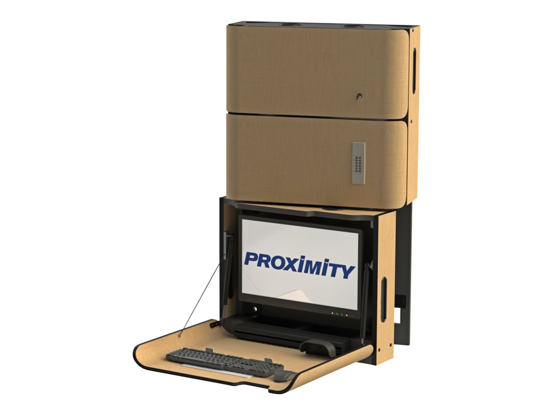 Proximity Classic CXT-28-MED-LEFT SVL-T-SD - wall-mounted workstation