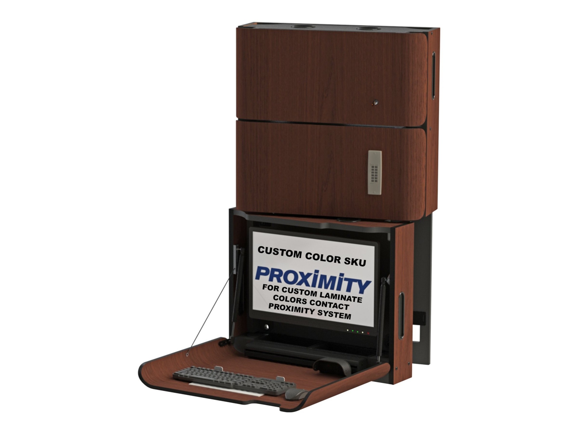 Proximity Classic CXT-28-MED-LEFT SVL-T-SD - wall-mounted workstation