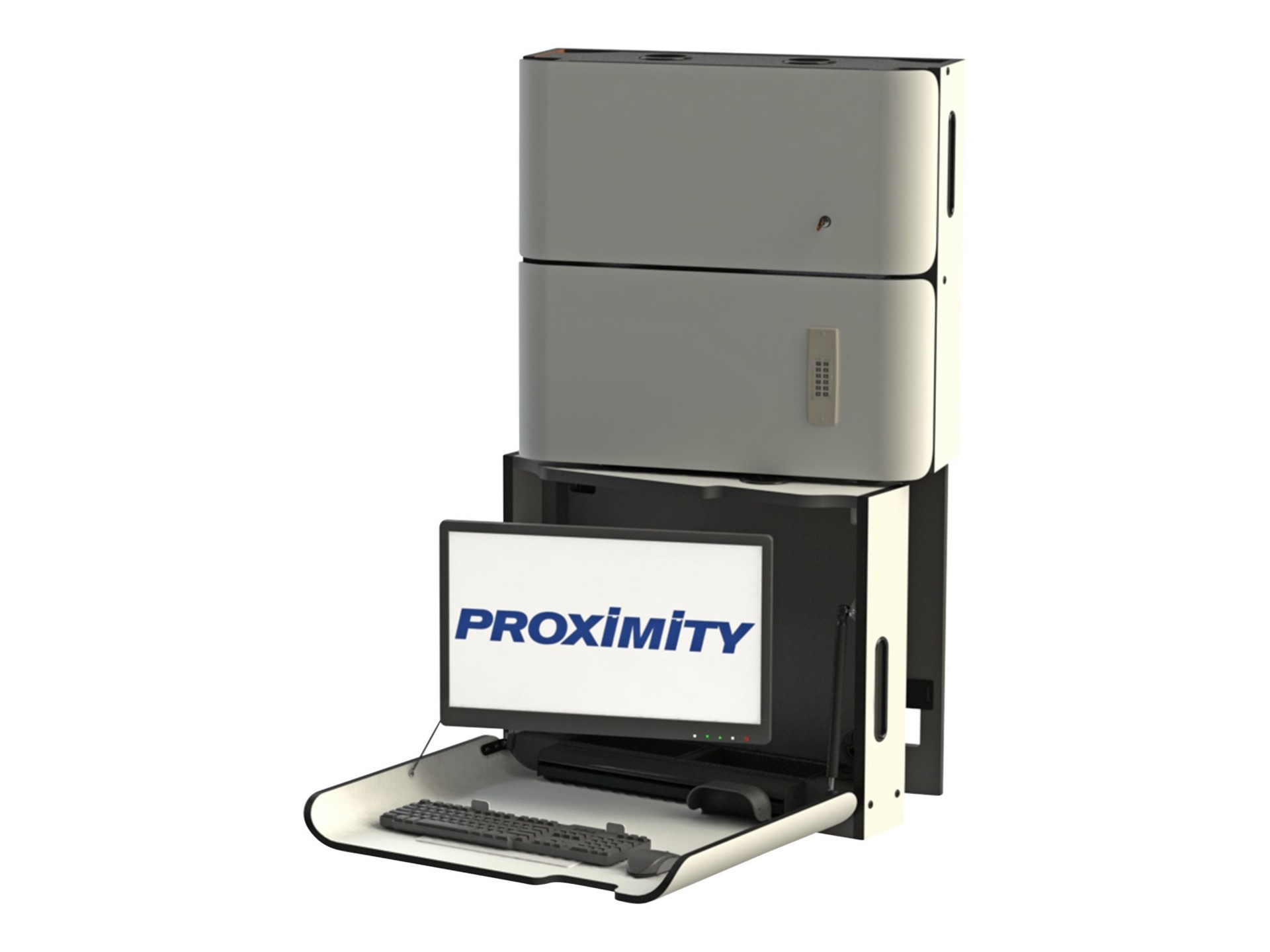 Proximity Classic CXT-28-MED-LSVL-A - wall-mounted workstation