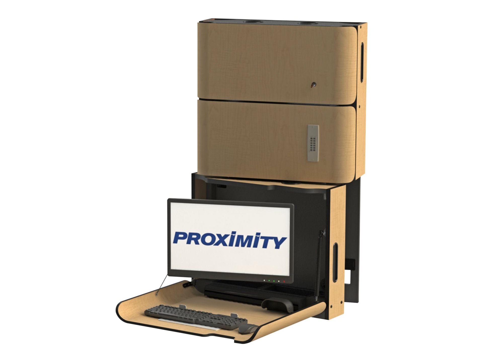 Proximity Classic CXT-28-MED-LEFT SVL-A - wall-mounted workstation