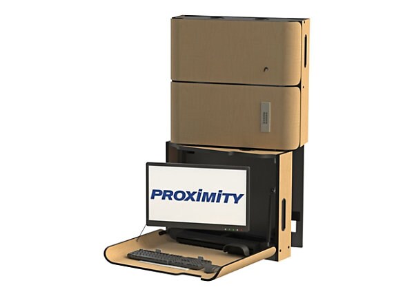 Proximity Classic CXT-28-MED-LEFT SVL-A - wall-mounted workstation