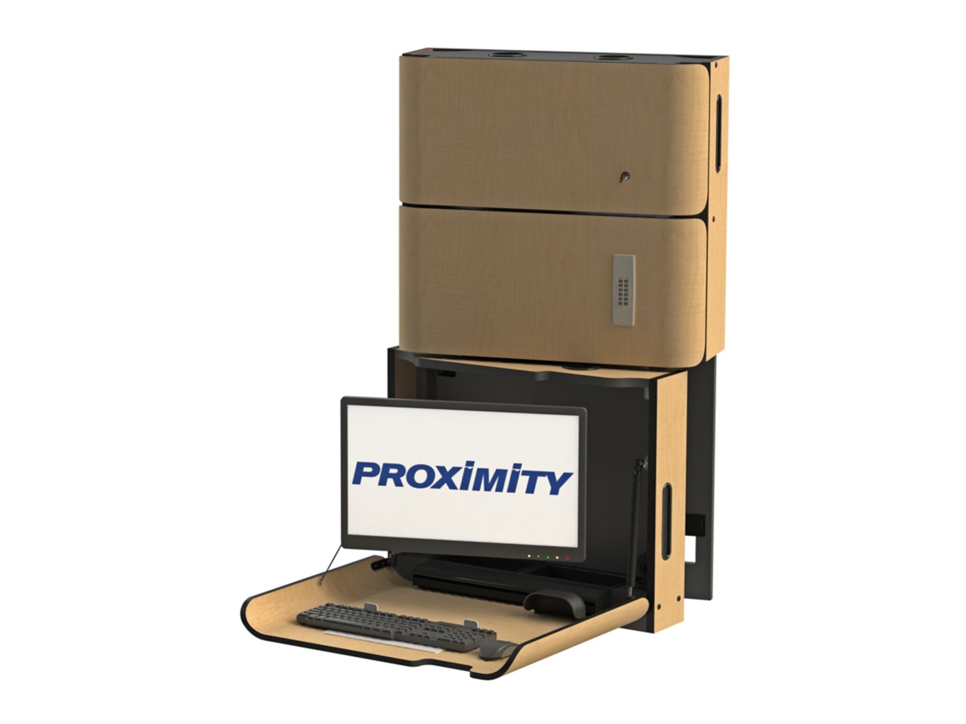 Proximity Classic CXT-28-MED-LSVL-A - wall-mounted workstation
