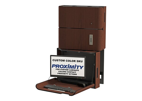 Proximity Classic CXT-28-MED-LEFT SVL-A-SD - wall-mounted workstation