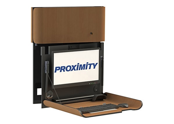 Proximity Classic CXT-28-SLIM-RSVL - wall-mounted workstation