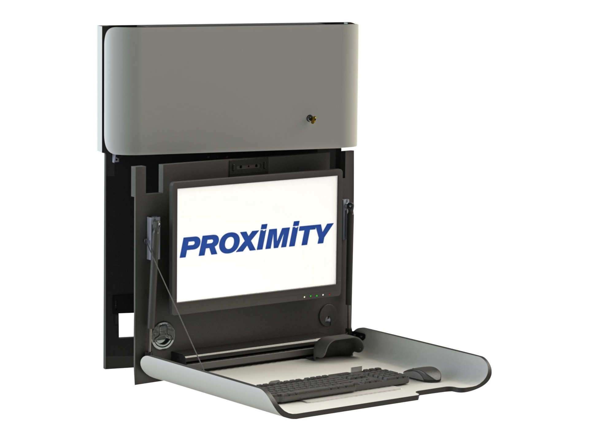 Proximity Classic CXT-28-SLIM-RSVL - wall-mounted workstation