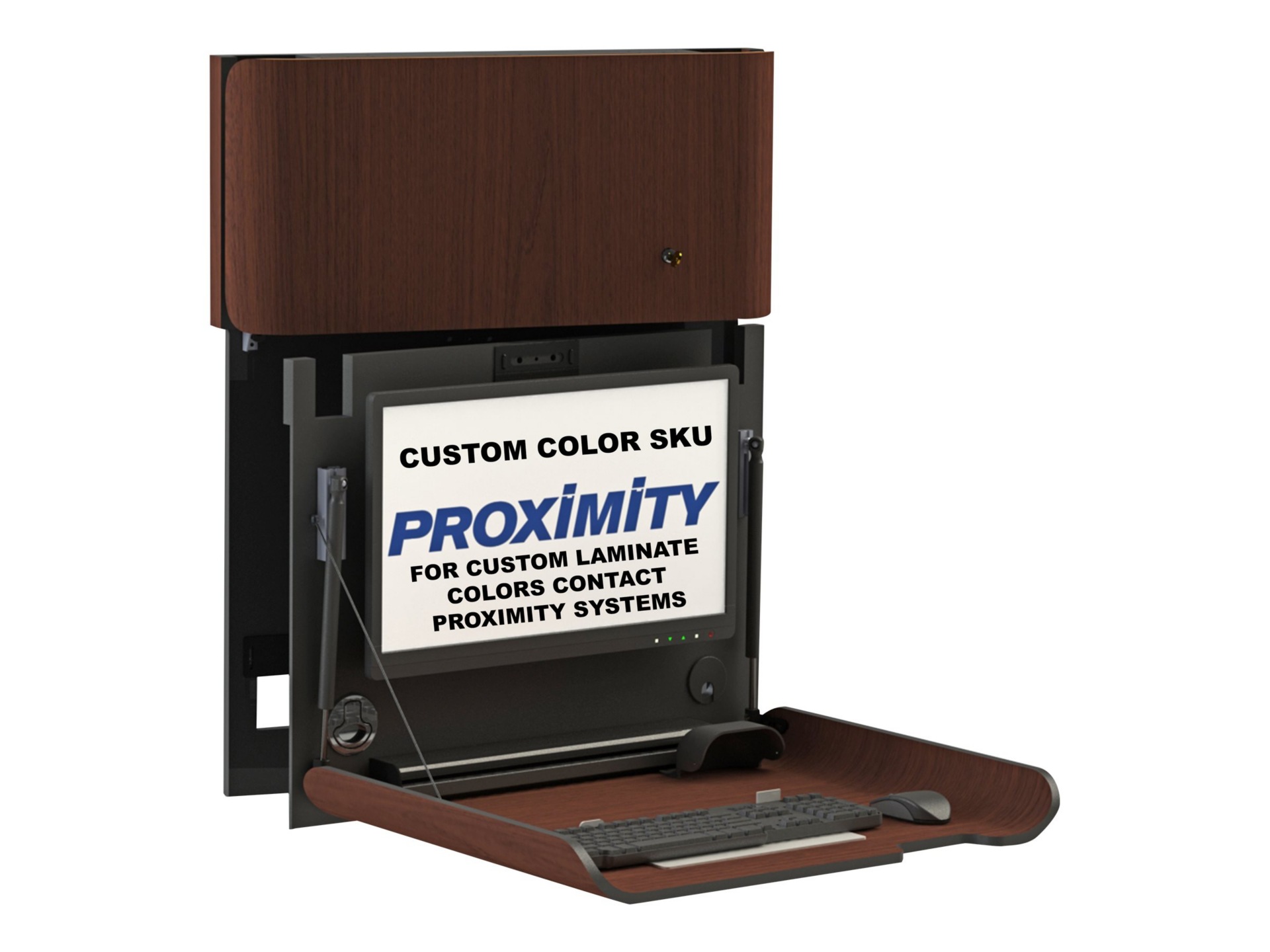Proximity Classic CXT-28-SLIM-RSVL - wall-mounted workstation