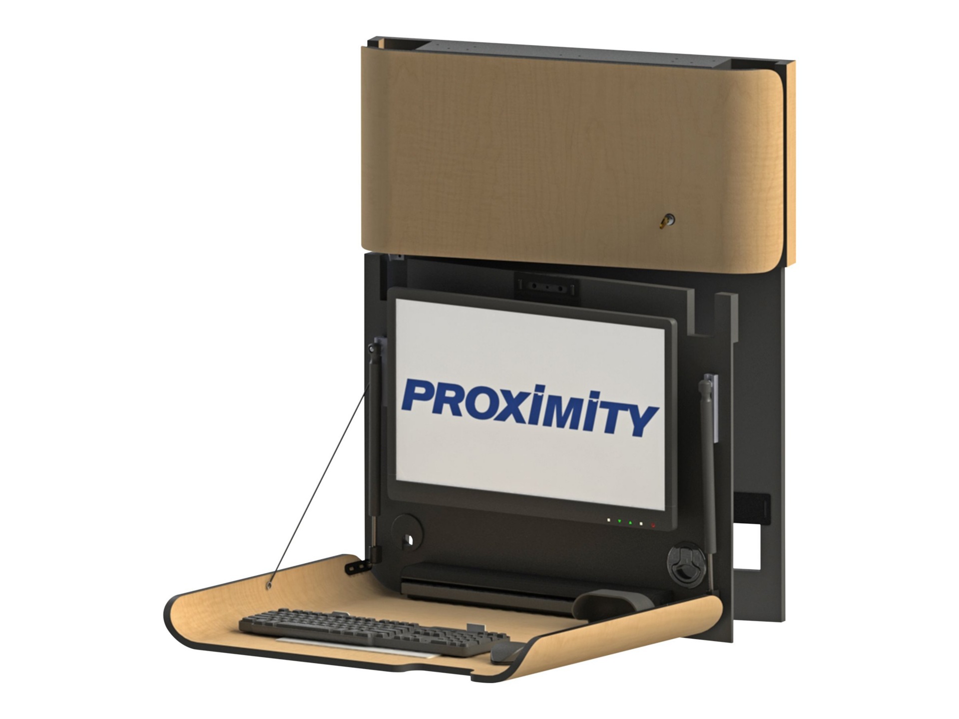 Proximity Classic CXT-28-SLIM-LSVL - wall-mounted workstation