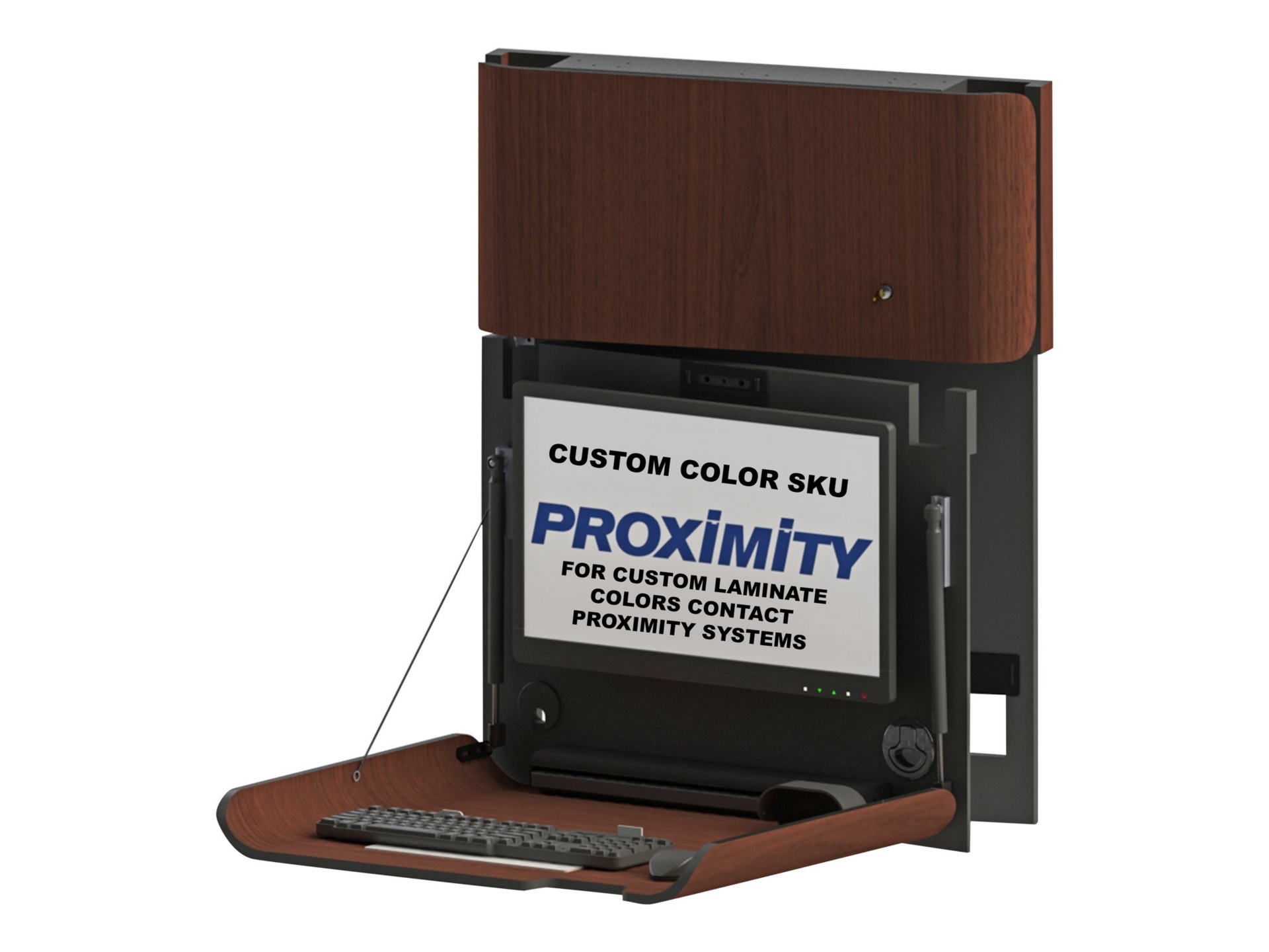Proximity Classic CXT-28-SLIM-LSVL - wall-mounted workstation