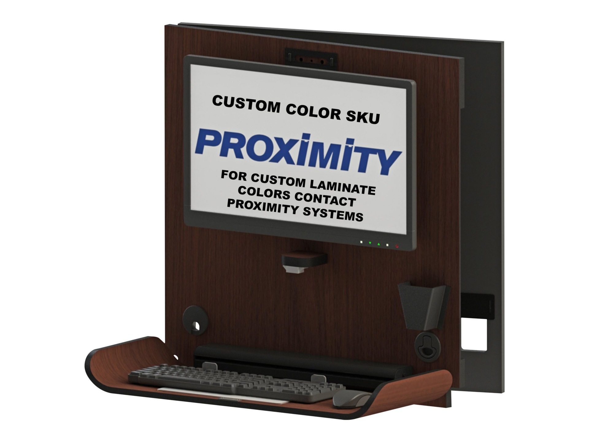Proximity Classic CX1-28-LSVL SLIM - wall-mounted workstation