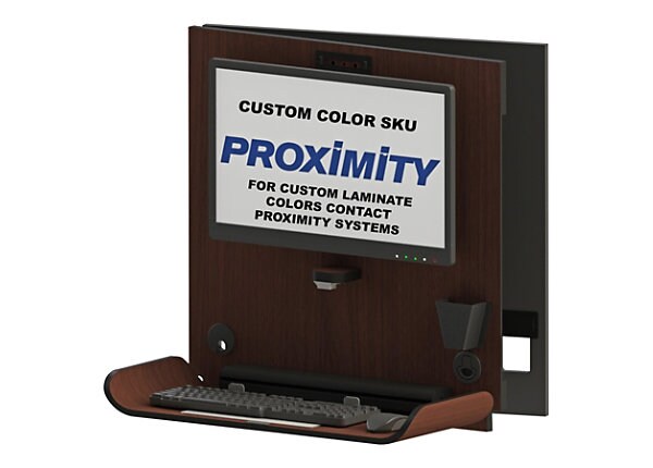 Proximity Classic CX1-28-LSVL SLIM - wall-mounted workstation