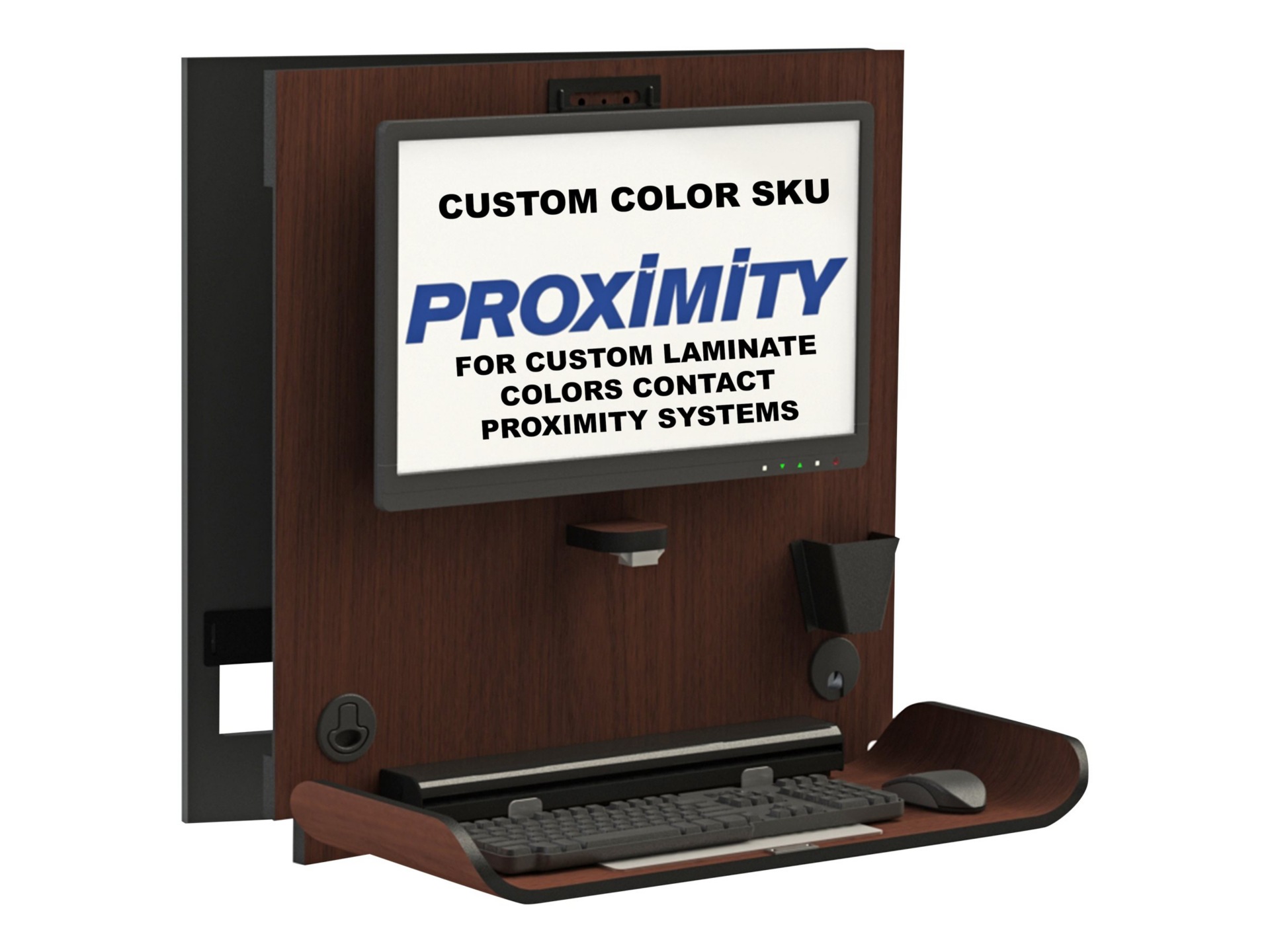 Proximity Classic CX1-28-RSVL SLIM - wall-mounted workstation
