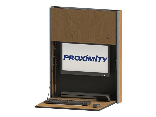 Proximity Embrace EXT-28-SLIM - wall-mounted workstation