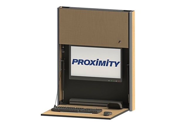 Proximity Embrace EXT-28-SLIM - wall-mounted workstation