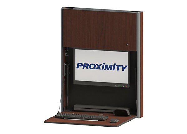 Proximity Embrace EXT-28-SLIM - wall-mounted workstation