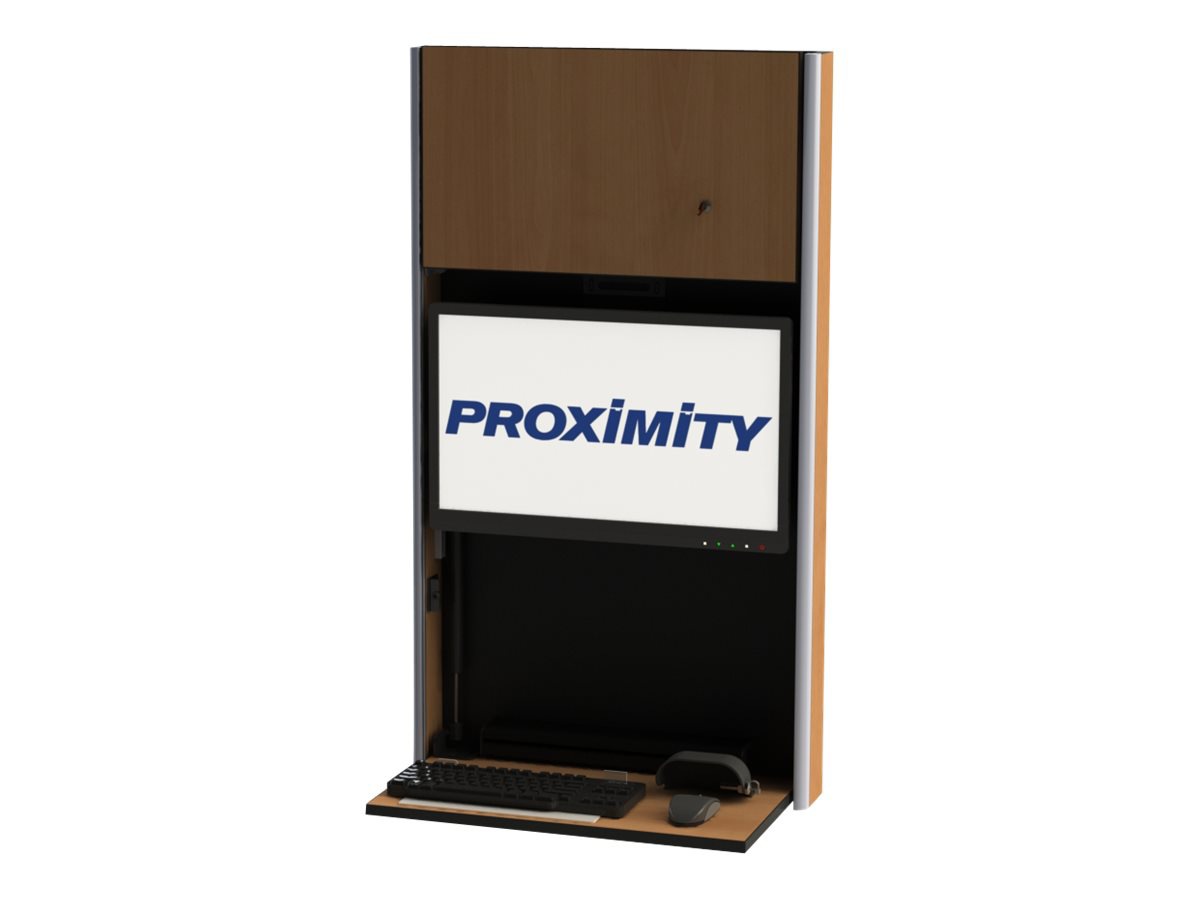 Proximity Embrace EXT-25-SLIM-OF - wall-mounted workstation - fonthill pear
